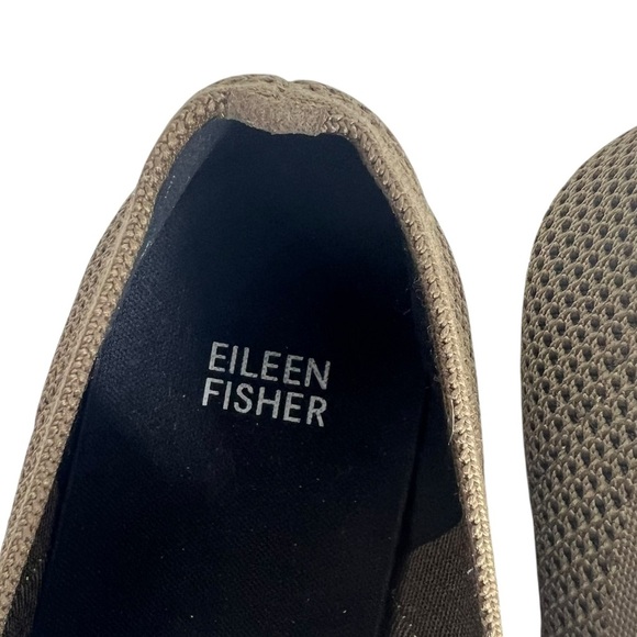 EILEEN FISHER Pep Slip-On Sneaker Flyknit upper Rubber Sole Size 8.5 - Picture 2 of 8